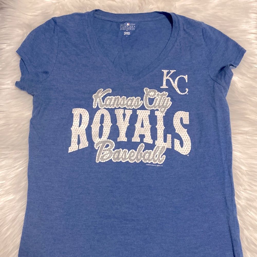 MLB - KC Kansas City Royals Women’s V Neck Shirt